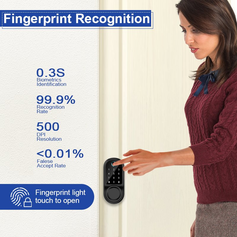 Best Selling Tuya Smart Lock Home Deadbolt Door Lock Fingerprint Lock