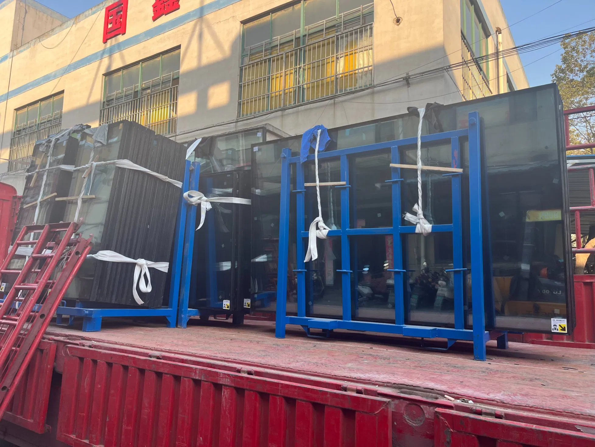 Guoxin 3.0h Fireproof Glass Security Glass 25mm Anodized Finish