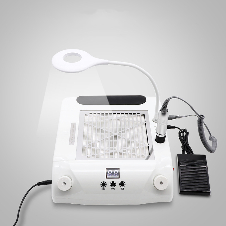 6 in 1 Manicure Nail Dust Extractor with UV Lamp