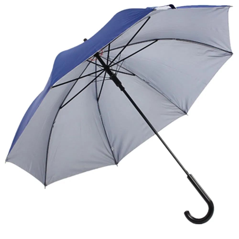 Рекламная зонт-трость 23 дюйма с защитой от солнца и дождя