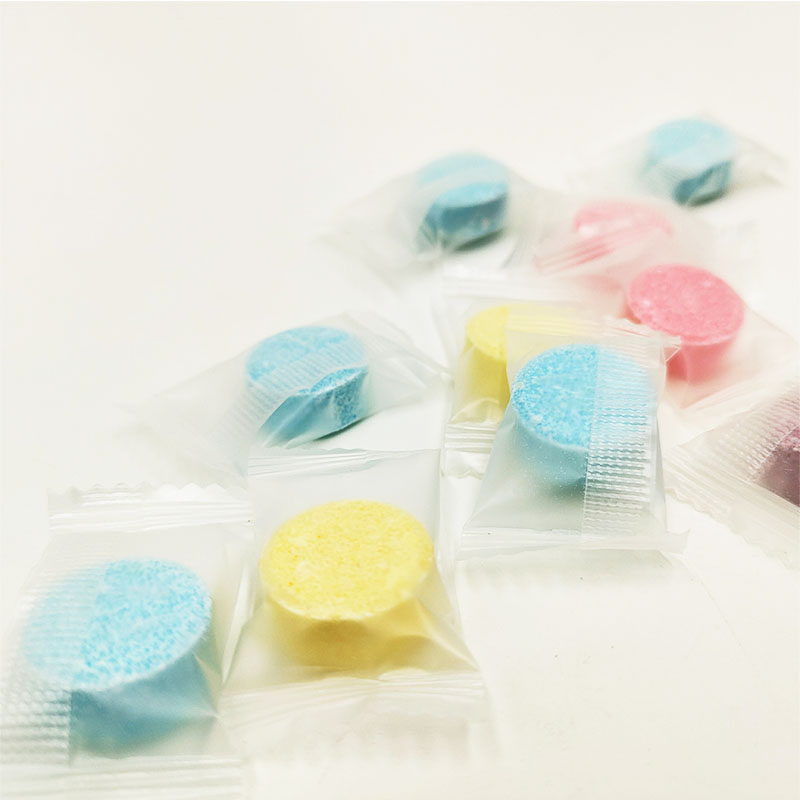 Hand Washing No-Wash Effervescent Alcohol-Free Quick Cleaning Tablets