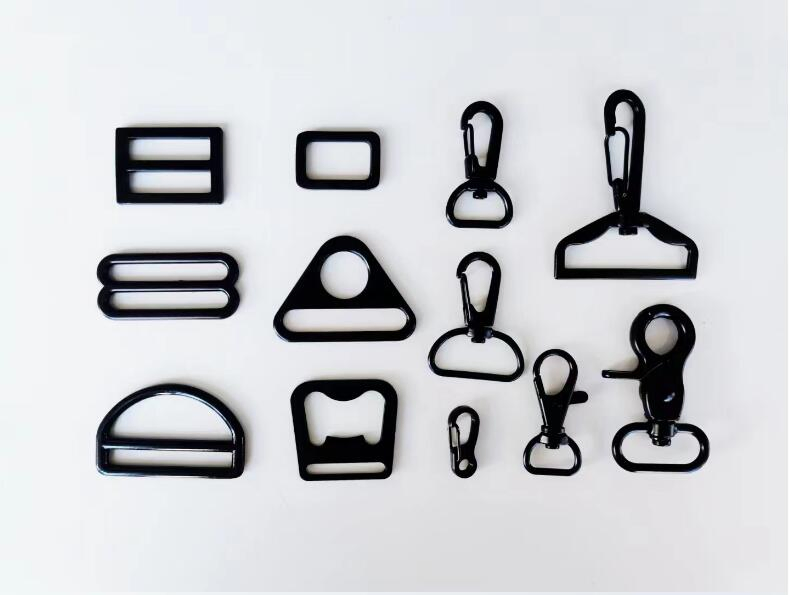 Metal Slides Adjustable Tri-Glides Wire-Formed Roller Pin Buckles for Garment Accessories, Belt Buckle Shoe Buckles