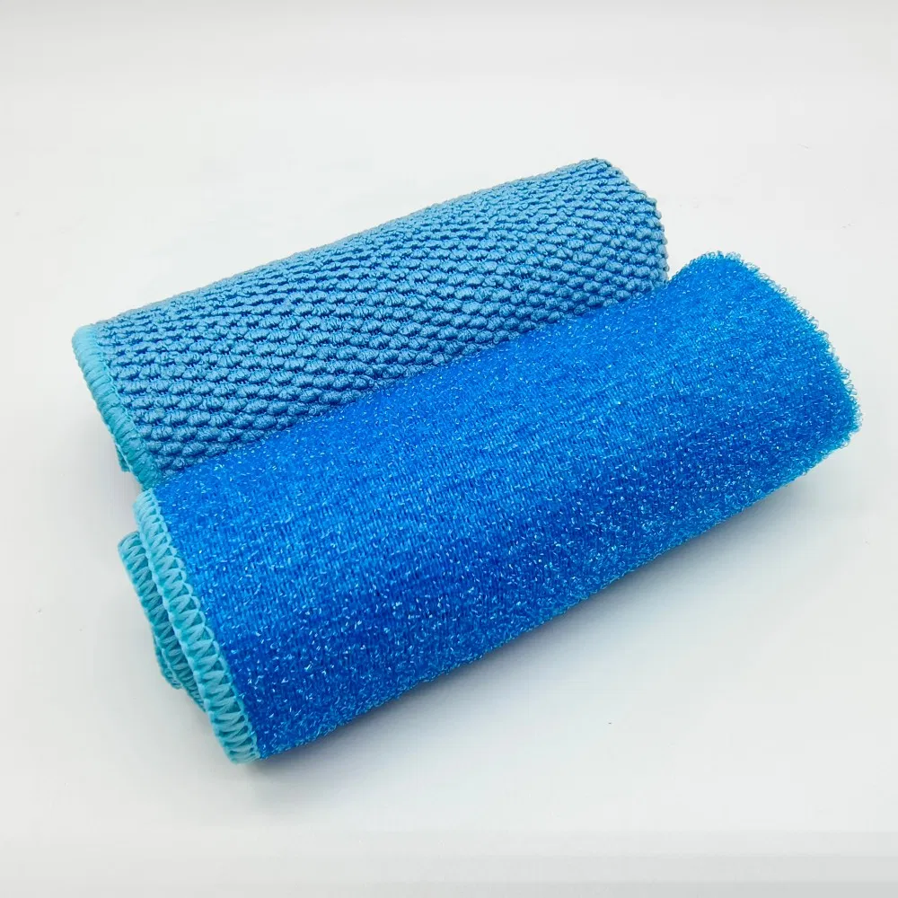 12"*12" Kitchen Cleaning and Dish Wash Towel with Scrubbing Power for Stubborn Mess