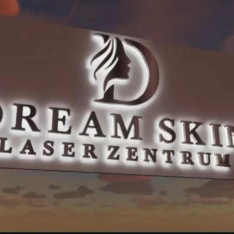 Front-Lit Waterproof 3D Box Sign for Custom Luxury Interior Detailing