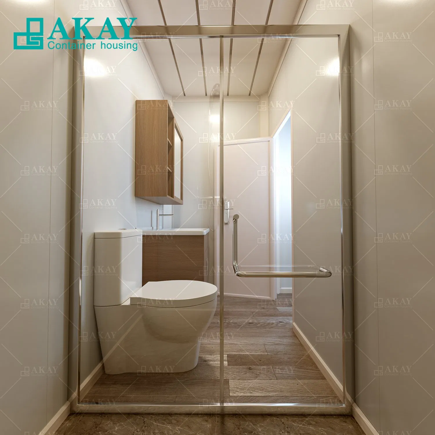 High Quality Modular Container Portable Housing Bathroom Toilet Villa Luxury Price Prefab Container Homes