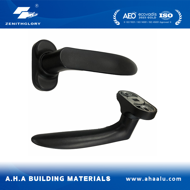 Sleek Aluminium Hotel Door Handle with Modern Aesthetic Design