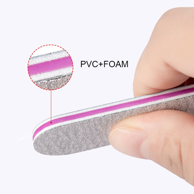 High Quality Durable Abrasive Zabra Grit 100 180 Nail File