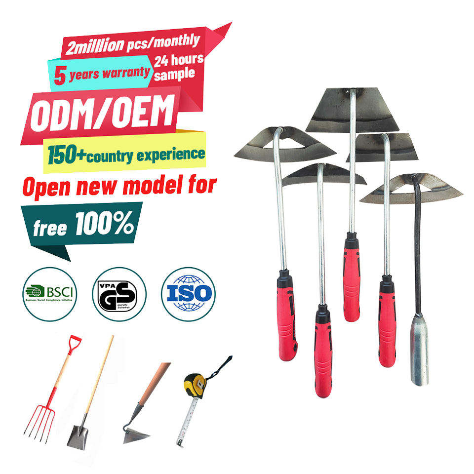 Wholesale Customized Hot Forged Steel Agriculture Farming Weeding Garden Hoe with Handle
