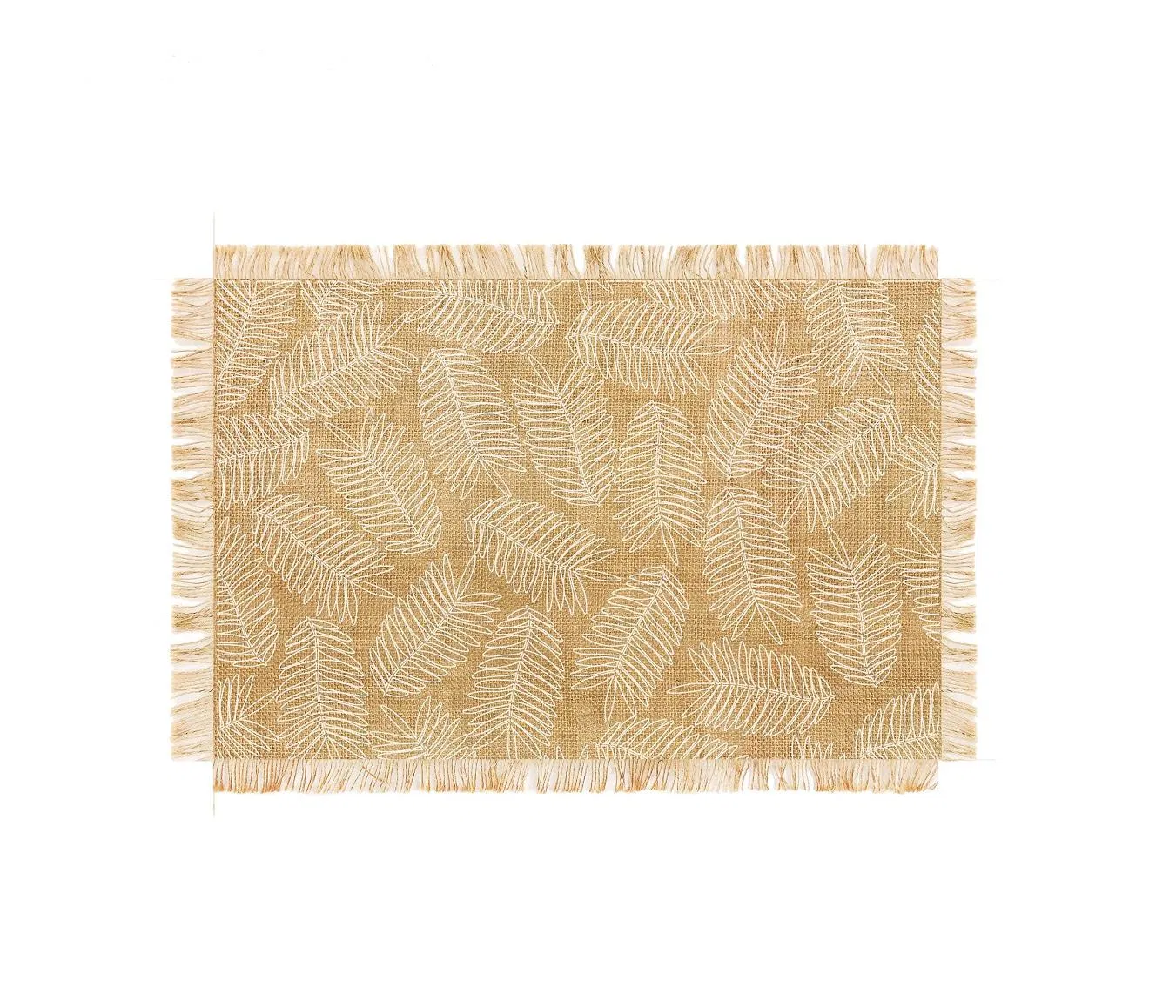 Factory Wholesale Fashionable Durable Jute Placemat Cotton Placemat