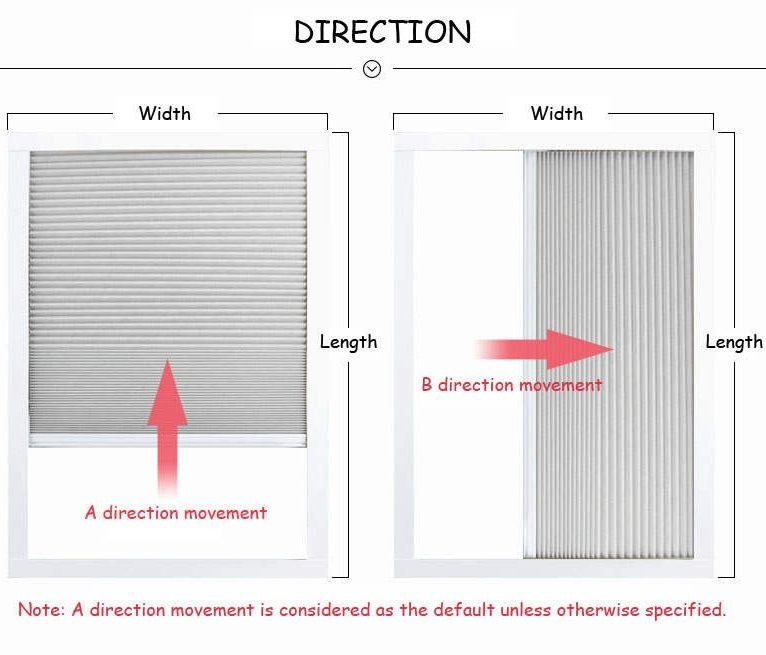 Plisse Insect Screen and Honeycomb Blinds for Double Purpose Pleated Screen Door