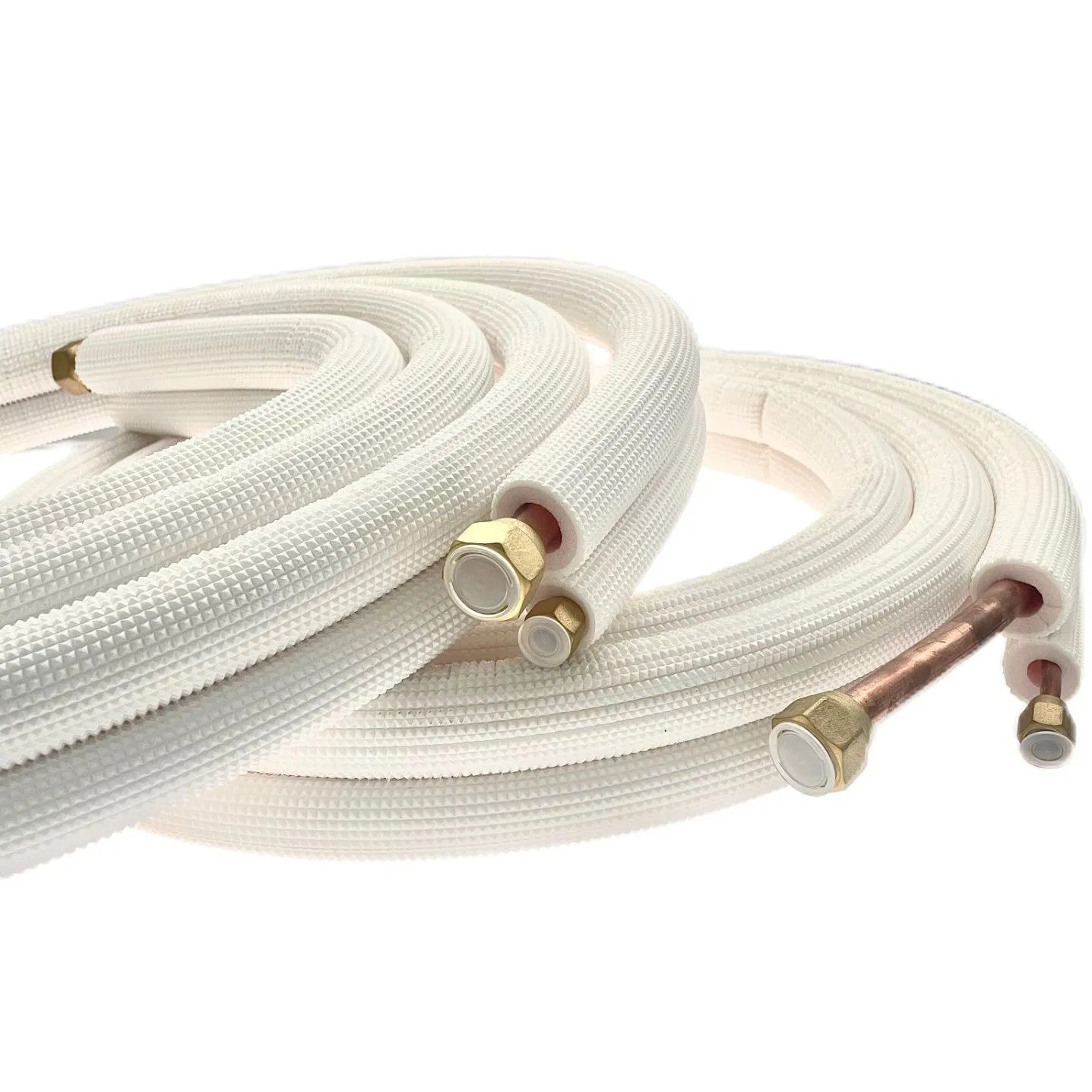 AC Refrigeration Parts Ventilation Air Conditioning Connection Rubber HVAC Line Sets Air Conditioner Insulation Insulated Tube Copper Pipe