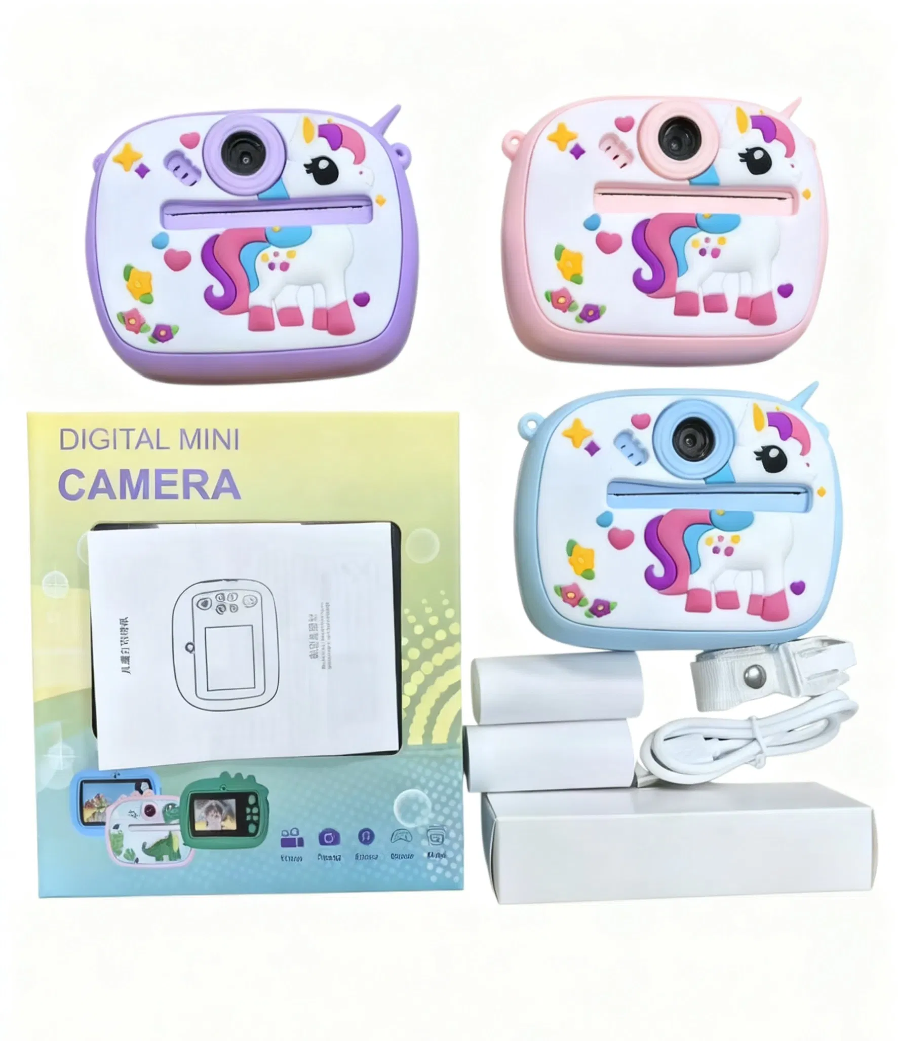 Kids Camera Instant Print, Digital Camera for Kids Unicorn Instant Print Camera