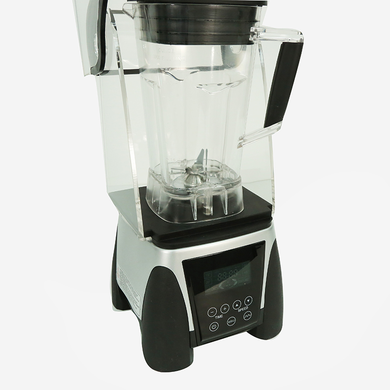 Commercial Electric Portable Ice Crush Mini Blender, Fruit Vegetable Juicer Hand Blender with Sound Insulation Cover