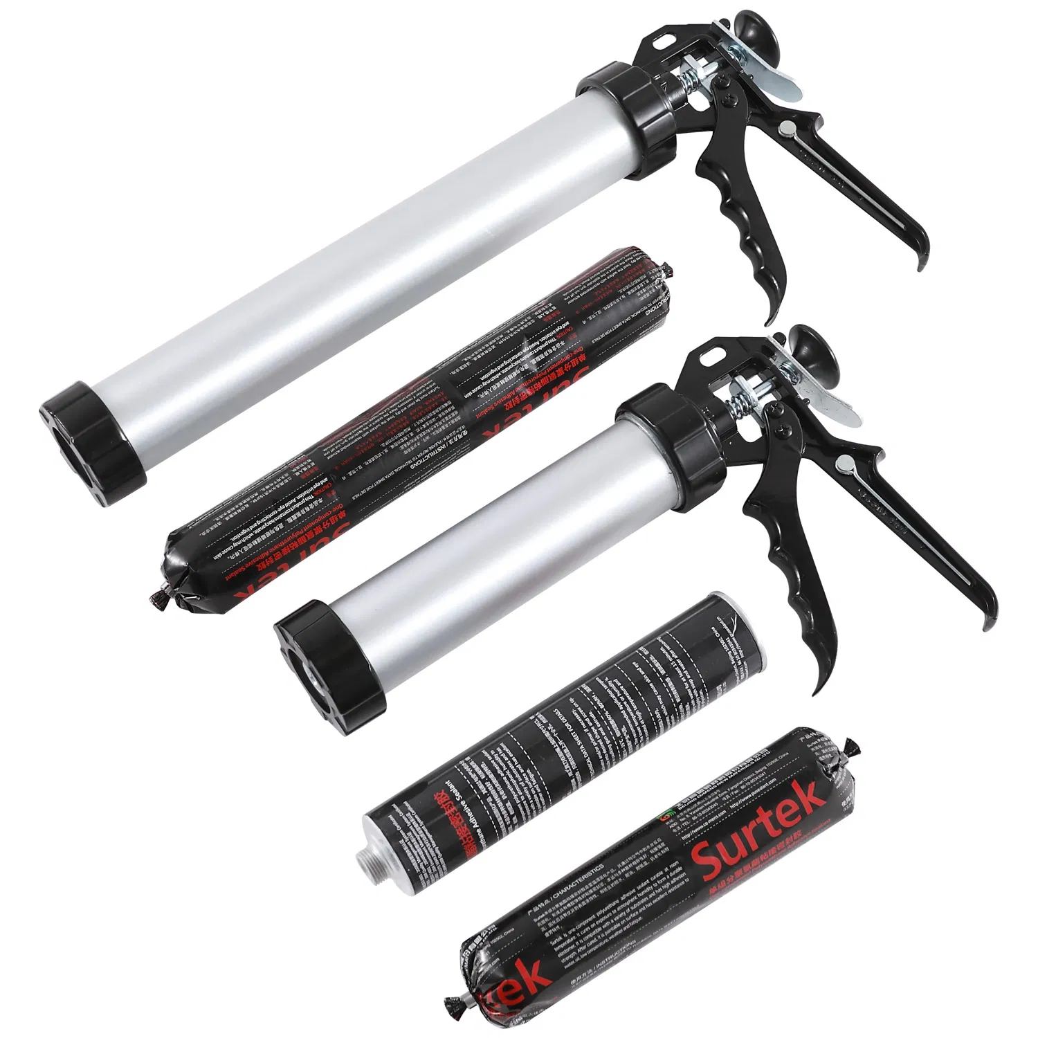 Light Grey Aluminium Manual Applicator Gun for PU Polyurethane Sealant with CE/ISO (JM158C)