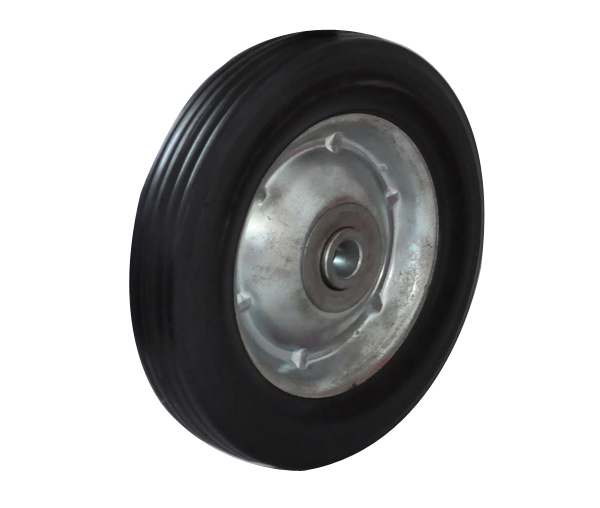 Trollet Wheel Solid Rubber Wheel Solid Rubber Tire for Tool Cart 6inch