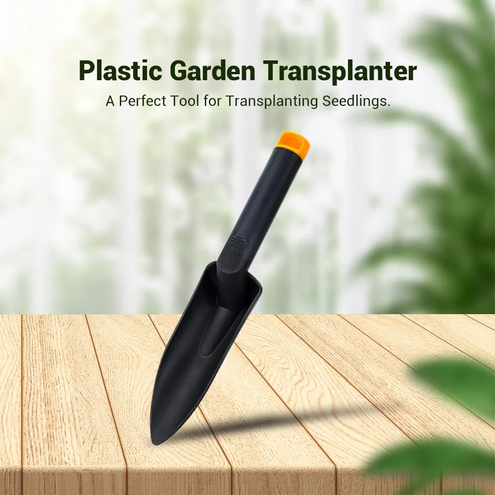 Plastic Mini Garden Transplanter Lightweight Soil Shovel Non-Slip Handle Digging Tool
