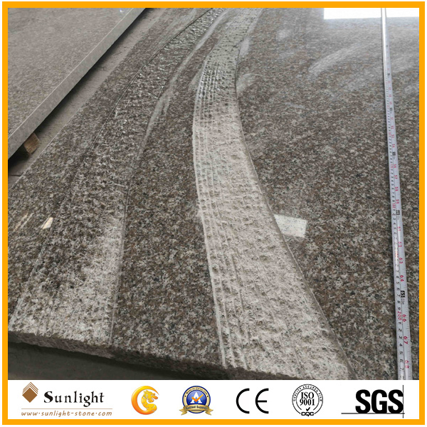 Cheap G664 Pink Granite Tombstone/European Style Monument for Sale