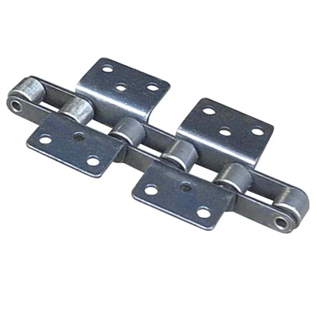 Industrial Transmission Chain Stainless Steel Double Pitch Roller Chain with Attachment SA1 & SA2 & Sk1 & Sk2