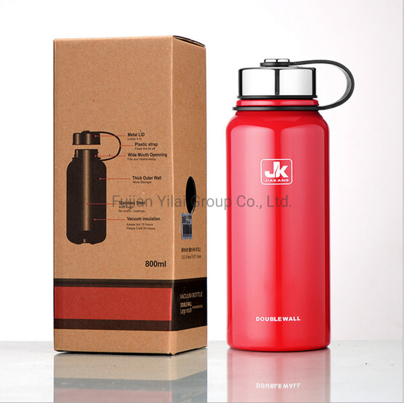 Vacuum Flasks Insulated Big Capacity Stainless Steel Sports Water Bottle Drinking Sports Mug Coffee Tumbler