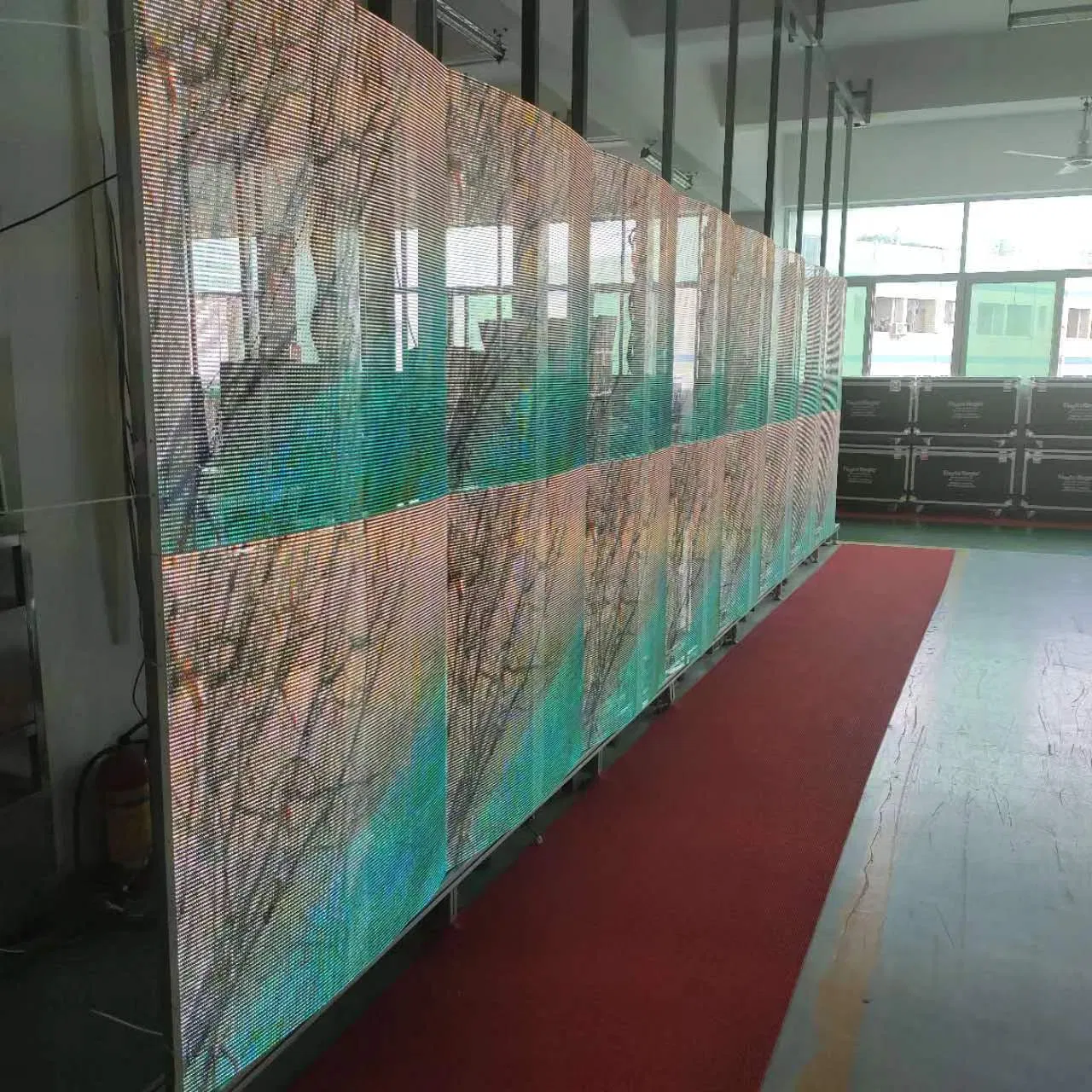 P3.9-7.8 Transparent LED Display for The Bar Stage Event Show