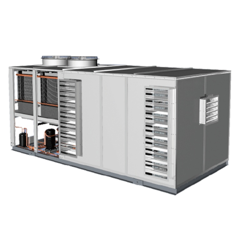 Energy-Saving Heat Pump Rooftop Air Conditioning Unit - Dual Supply of Cooling and Heating, Precise Temperature Control by Electronic Expansion Valve - Supports