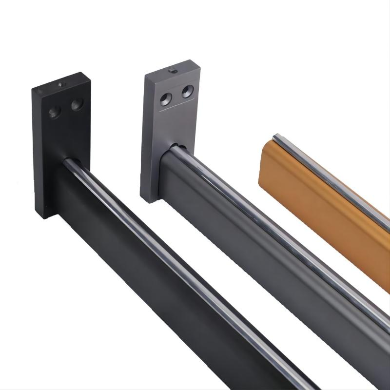 Bracket Straight Hold for Pipe Hanging Pipe Holder Square Tube Modern Golden Hanging Display Rail Racks