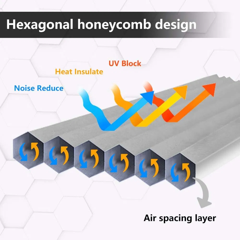 Top Down Bottom up Cordless Cellular Shades Blackout Light Blocking Honeycomb Shades
