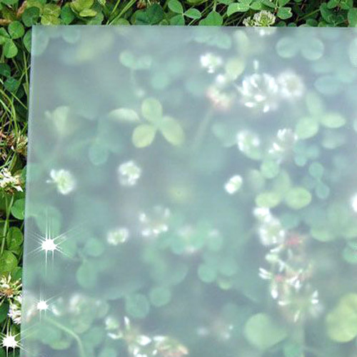 10mm Super Clear Acid Etched Tempered Shower Glass