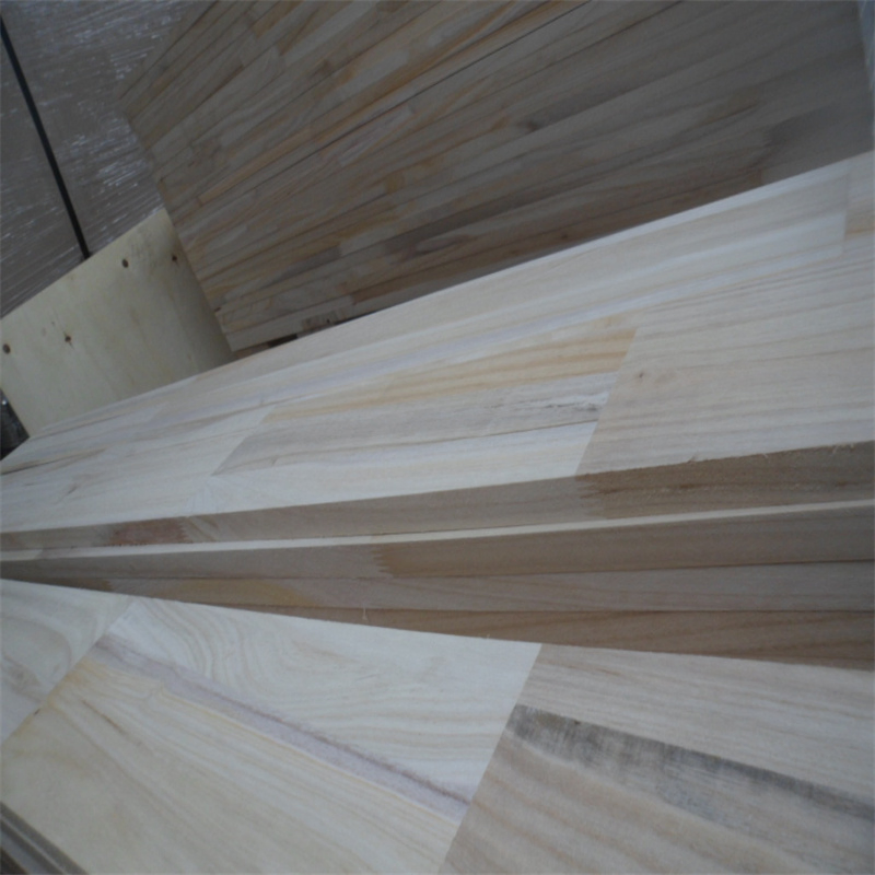 Paulownia Small Strip Finger Joint Wood Door Cores Wholesaler