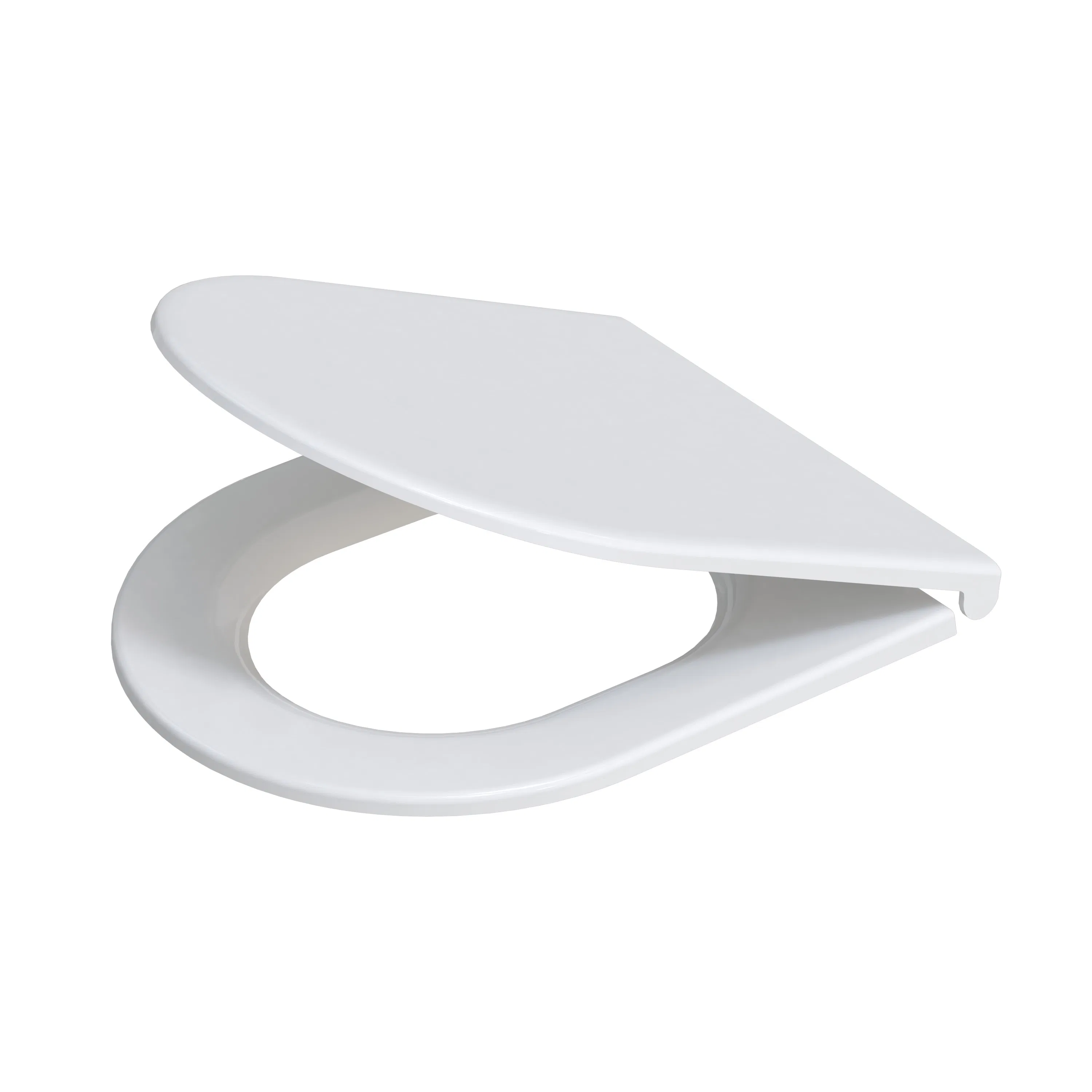 Sleek Slim D Shape Toilet Seat Cover for Modern Bathrooms