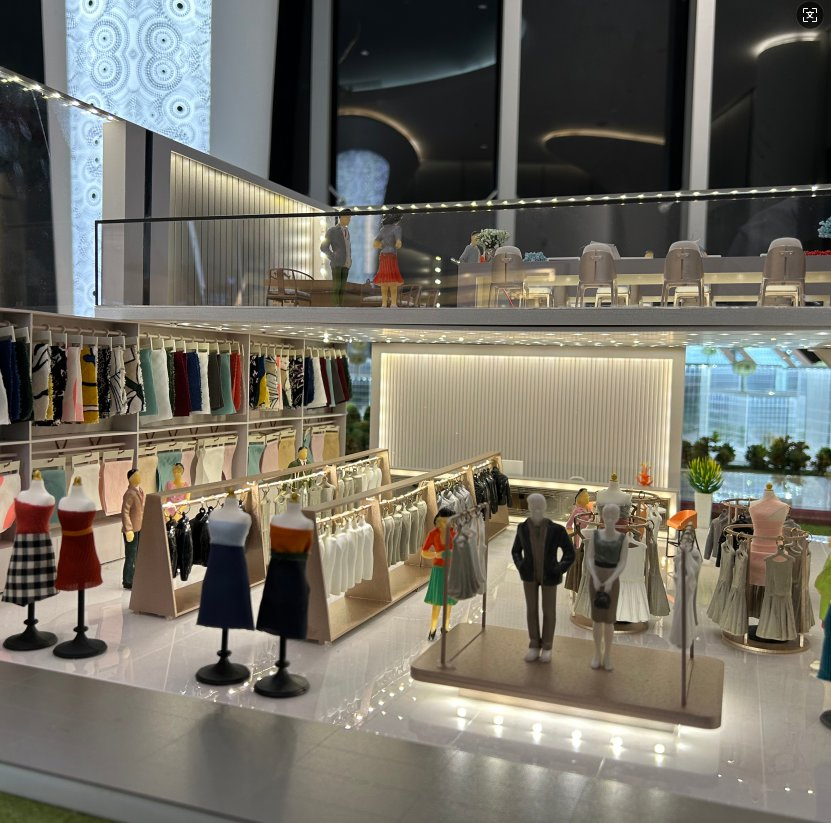 Professional Customized Mall Storefront Building Models to Meet Various Commercial Needs