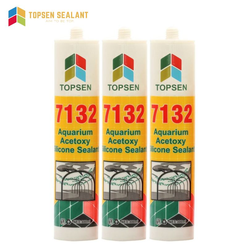 Topsen 7132 PRO Series Aquarium Sealant - Fast Curing for Professional Tank Builders