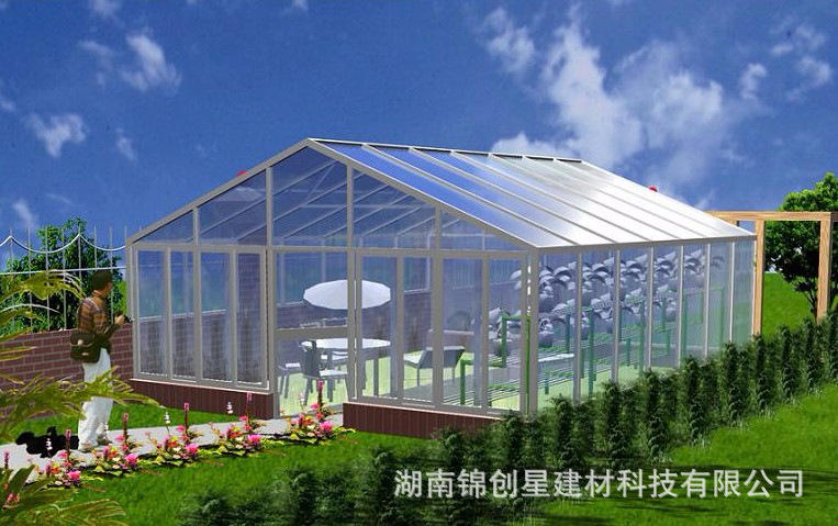 Winter Garden Free Standing Solarium Aluminum Tempered Glass Sunrooms Glass Houses