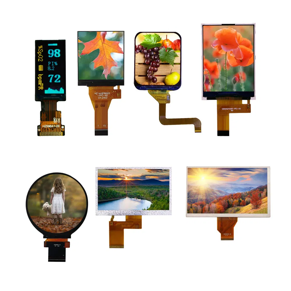 LCD Factory Supply 0.96" 1.44" 1.69" 1.77" 2.0" 2.2" 2.4" 2.8" 3.5" 4.3" 5.0" 7.0" 9.0" 10.1" IPS Touch Screen TFT LCD Display Module with Excellent Performance