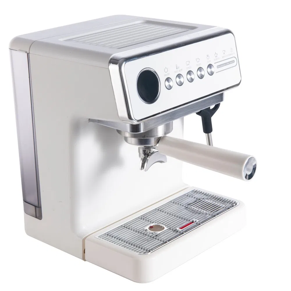 Versatile 15-Bar Espresso Machine with Integrated Bean Grinder