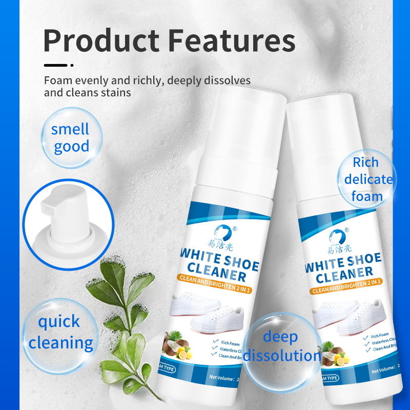 Sneaker Cleaning Foam 200ml Shoe Stain Remover White Shoe Cleaner