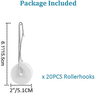 Tomato Trellis Roller Hooks with 15m Rope, Support Clamps for Farm Planting Fruit Tomato