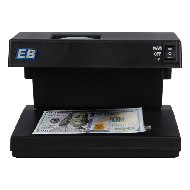 DC-2038 Mini money detector banknotes detected machines with UV lamp and magnifier