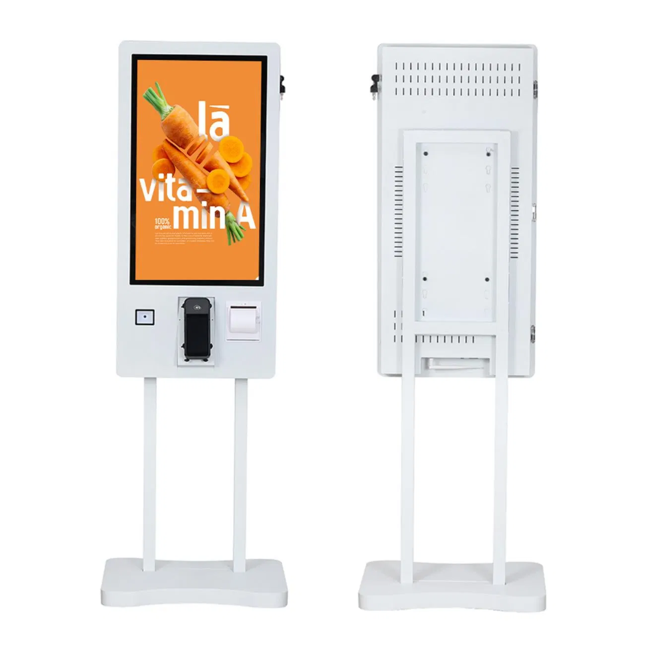 1920*1080 Customizable Red Digital Food Ordering Machine for Malls