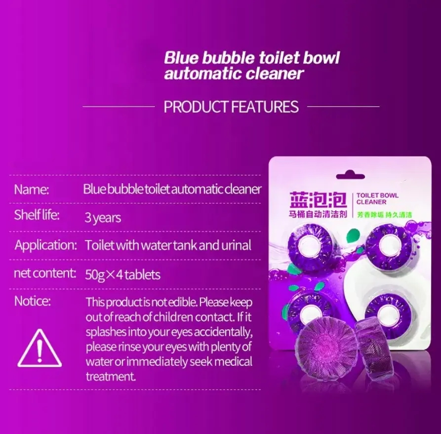 Air Fresheners Blue Purple Automatic Toilet Bowl Cleaner Ball