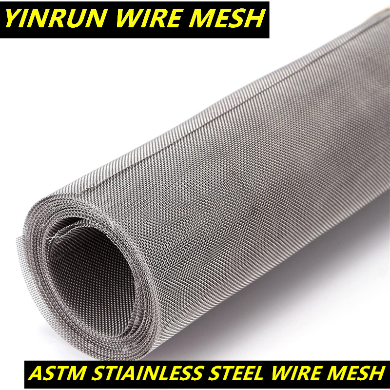 Free Samples Stock ASTM Fine Stainless Steel Wire Mesh Filter Mesh No MOQ Limit