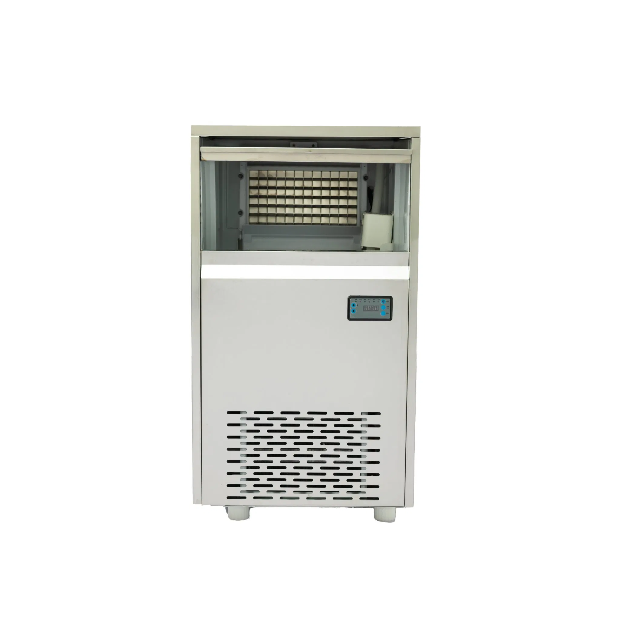 Commercial Full Stainless Steel Cube Ice Maker for Bar Cafe Restaurant