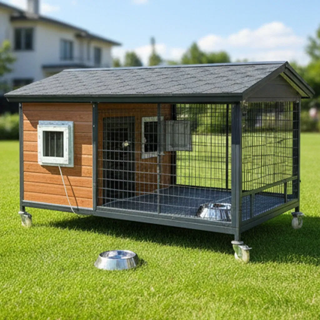 Acq-Treated Solid Wood Dog House with Galvanized Hardware