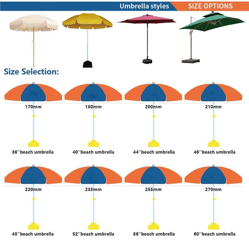 Пляжный зонт от фабрики: модный, портативный, с защитой от UV