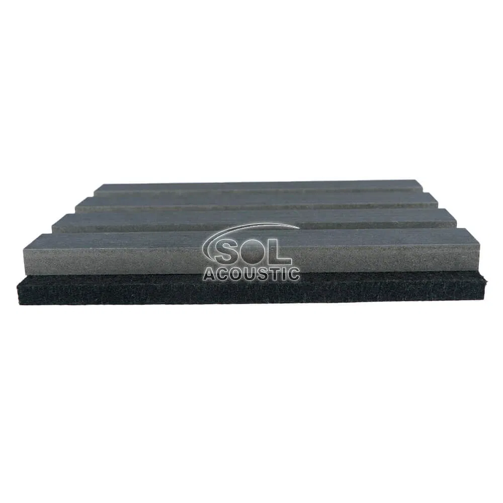 Sol Acoustic Ceiling Wood Slat Acoustic Board Interior Wall Panels