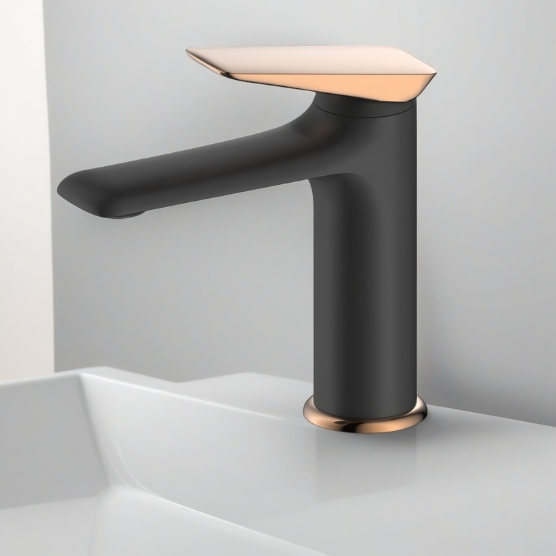 Luxury Chrome Basin Faucet Mixer Classic Hot Cold Water Bathroom Sink Faucet for Contemporary Bathrooms