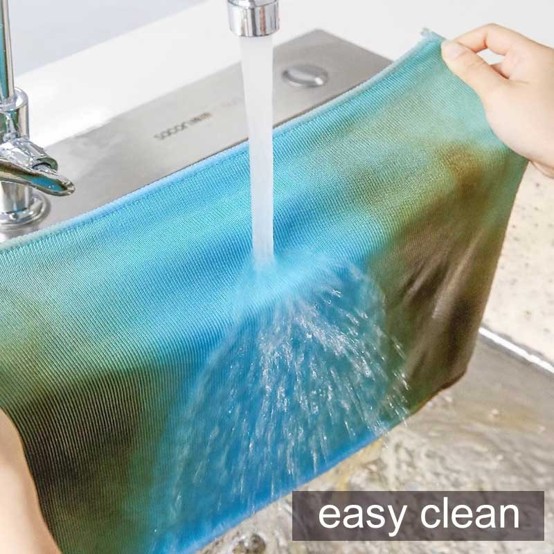 Household Lint Free Glass Polishing Kitchen Dish Towel Reusable Dishcloth Microfiber Cloth Windows Mirrors Glass Cleaning Cloth Rag