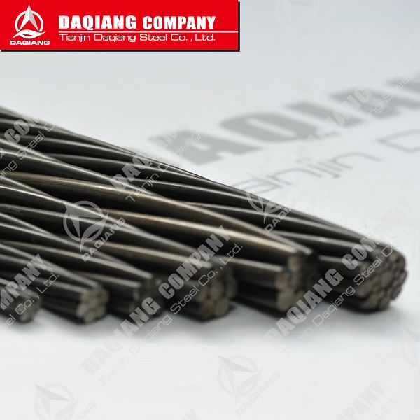 12.7mm PC Steel Strand for Ground and Rock Anchors/Bridges/Highway/Railway Sleeper