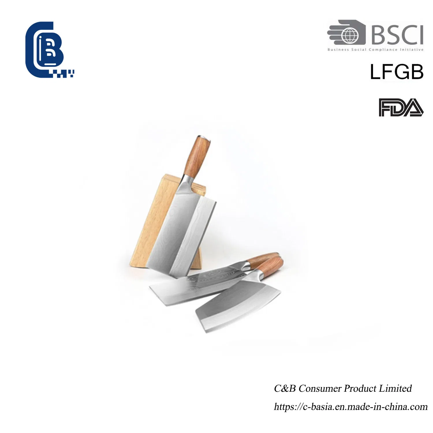 Нож шеф-повара из немецкой стали для мяса и овощей