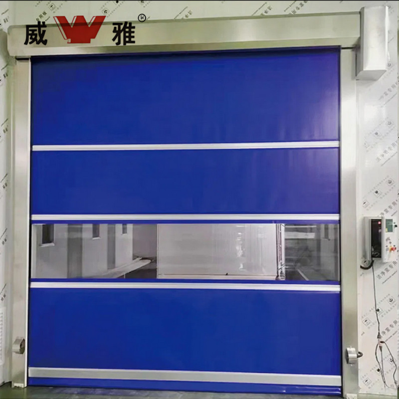 Durable High Speed Rolling Custom Color Plant Door with Special Explosion Proof Option